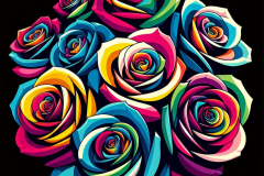 rainbow-roses-modern-pop-art